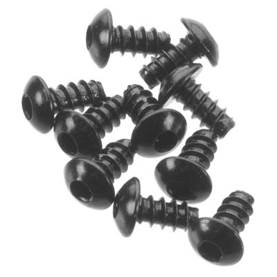 Axial Hex Socket Button Head M3x6mm Black (10) (AXA433)