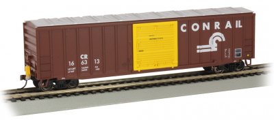 Bachmann Trains 50' OUTSIDE BRACED BOX CAR WITH FRED - CONRAIL #166313 (BAC14907)