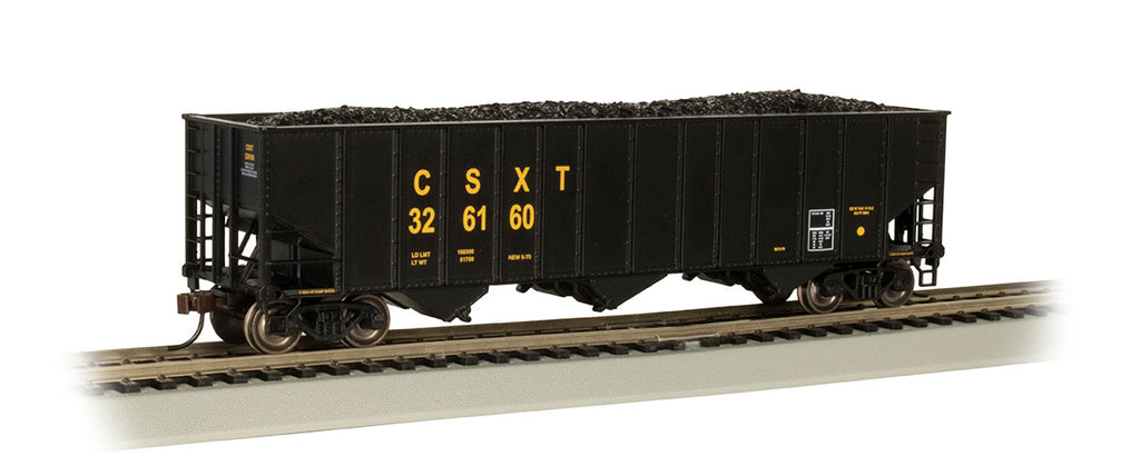 Bachmann Trains CSX® #326160 - BETH STEEL 100 TON 3 BAY HOPPER (BAC18705)