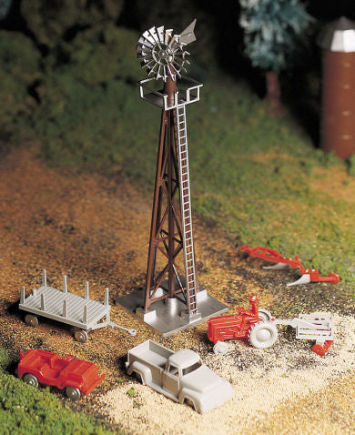 Bachmann WINDMILL WITH FARM MACHINERY  (BAC45603)
