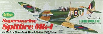 Guillows 16-1/2'' Wingspan Supermarine Spitfire Kit (GUI504)