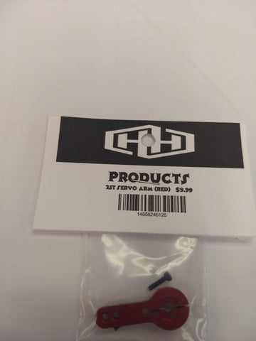 Hamilton Hobbies 25T Servo Arm - Red   (HAM125)