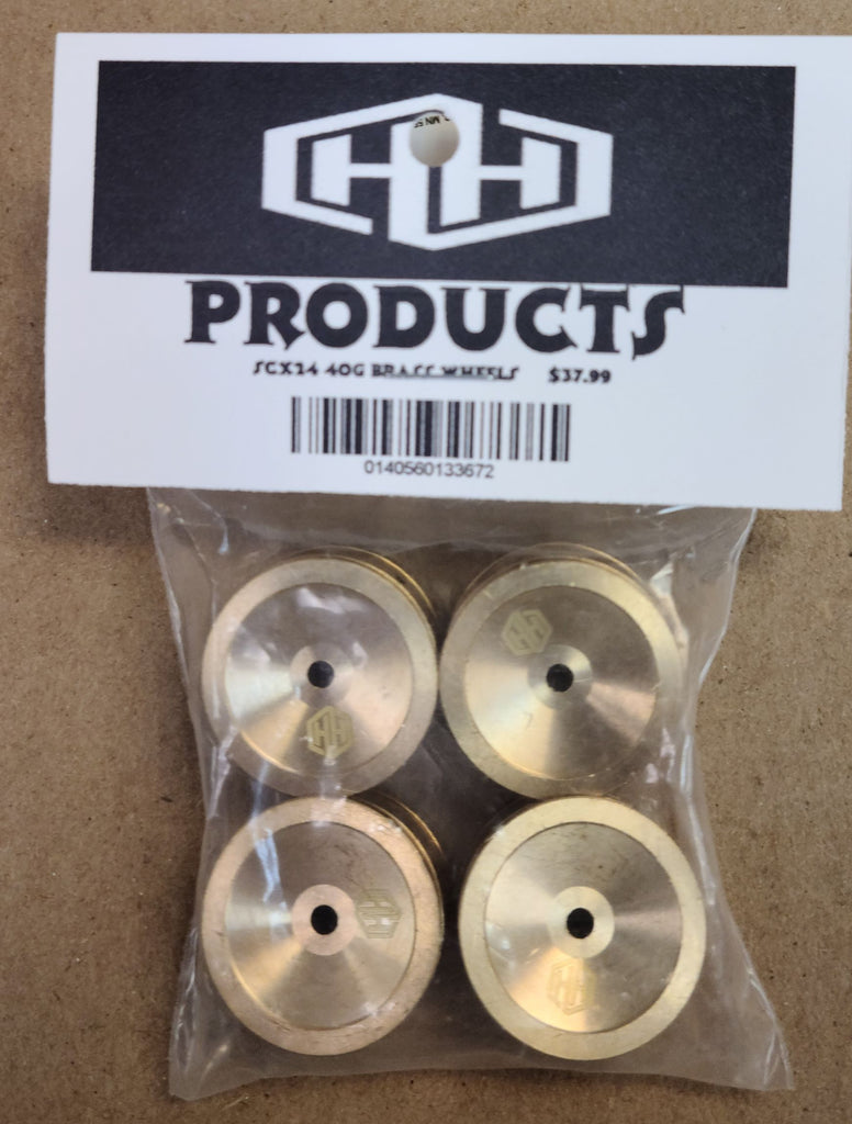 Hamilton Hobbies SCX24 40g BRASS WHEEL (HAM133672)