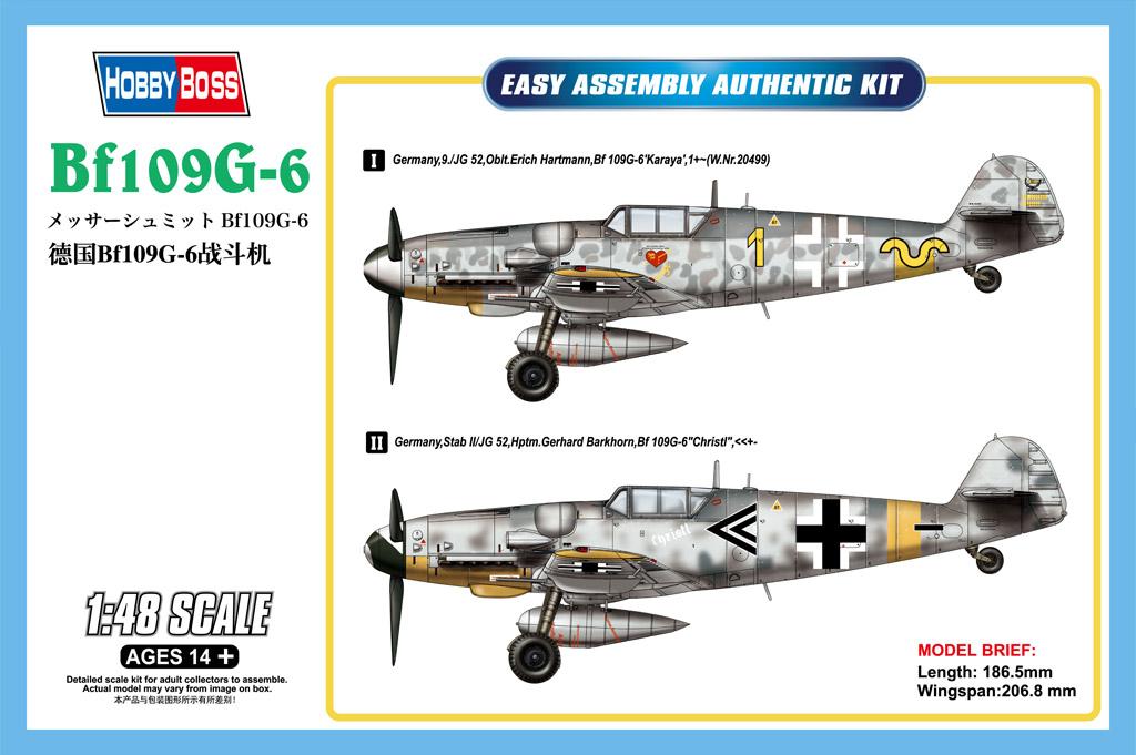 Hobby Boss 1:48 Hobby Boss Bf109G-6 EASY ASSEMBLY (HBS81751)
