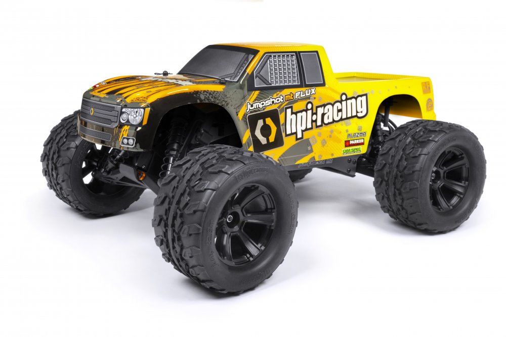 HPI Racing Jumpshot 1/10 Monster Truck Flux 2WD Grey / Yellow, RTR (HPI160030)