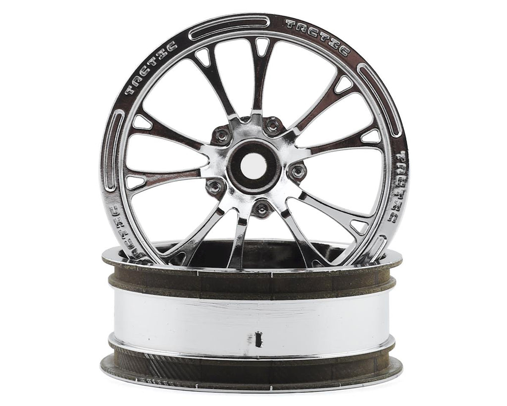 JConcepts Tactic Street Eliminator 2.2" Front Drag Racing Wheels (2) (Chrome) w/12mm Hex (JCO3399C)