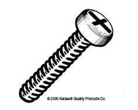 Kadee 2-56 x 1/2" HO Delrin Screws (KAD256)