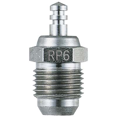 O.S. RP6 Turbo Glow Plug Medium On-Road  (OSMG2703)