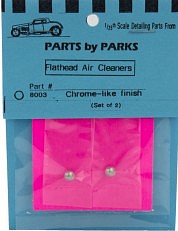 Parts by Park Flathead Air Cleaner (Spun Aluminum) (2) (PBP8003)