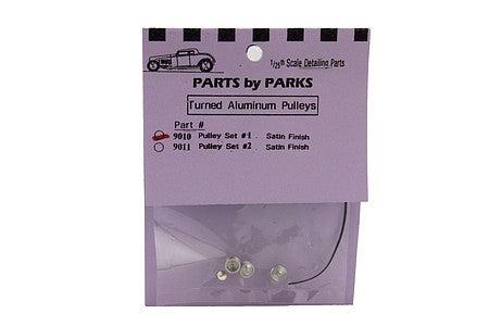 Parts by Parks 1/25 Pulley Set 1 (Spun Aluminum) (PBP9010)