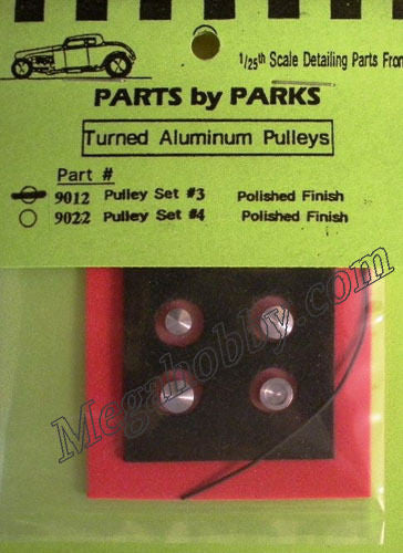 Parts by Park Pulley Set 3 (Polish Finish) 1-25 (PBP9012)