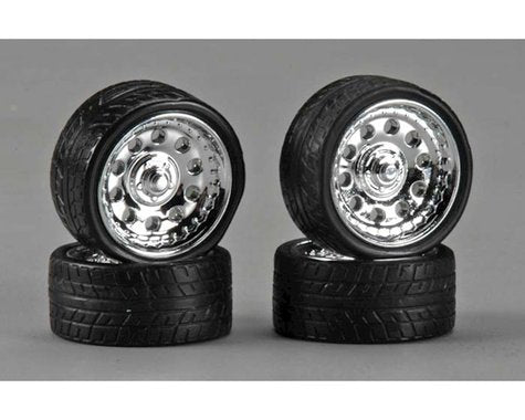 Pegasus Hobbies 23" Magnum's w/Tires Chrome (4) (PGH2312)