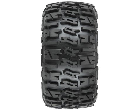 Pro-Line Trencher LP 3.8" Pre-Mounted Truck Tires (2) (Black) (M2) (PRO10175110)