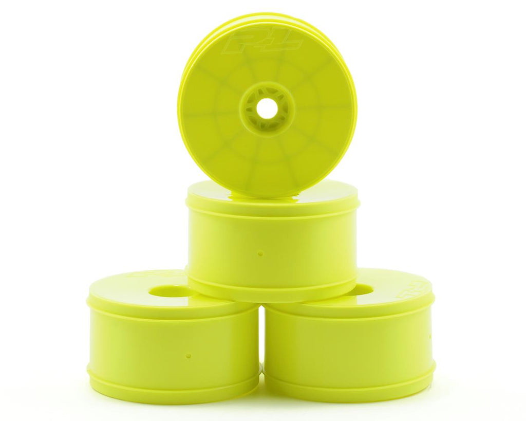 Pro-Line Velocity VTR 4.0" Zero Offset Truck Truggy Wheels (4) (Yellow) (PRO280002)