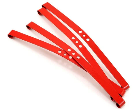 RC4WD Trail Finder Flex Leaf Spring (Red - Super Soft) (4) (RC4ZS0570
