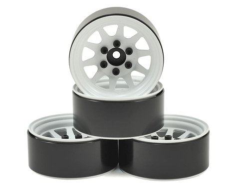 RC4WD OEM Stamped Steel 1.9 Beadlock Wheels (White) (RC4ZW0278)