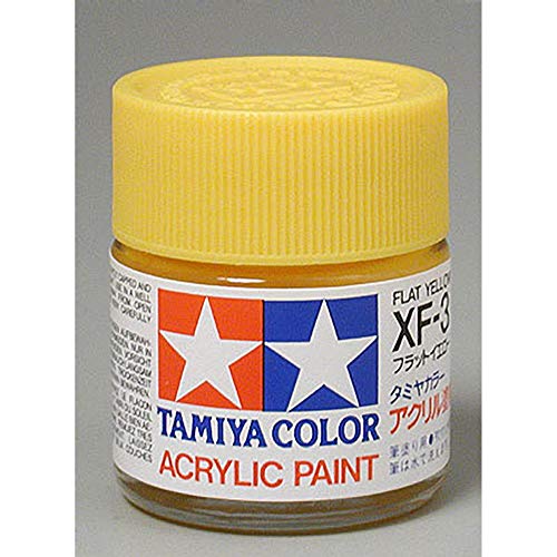 Tamiya Acrylic XF-3 Flat Yellow 3/4 oz (TAM81303)