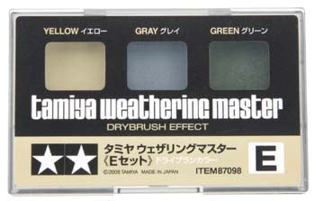 Tamiya Weathering Master E Set Yellow/Gray/Green (TAM87098)