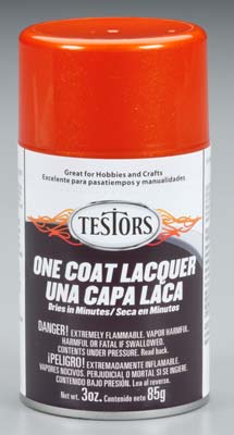 Testors Lacq Spray Flaming Orange 3 oz (TES1840MT)