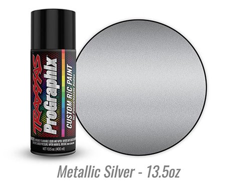 Traxxas Body Paint, Metallic Silver (13.5Oz) (TRA5073X)