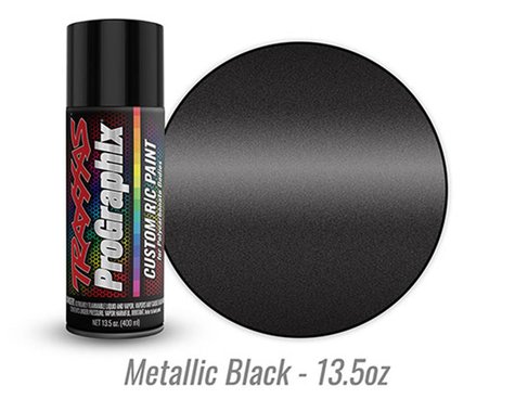 Traxxas Body Paint, Metallic Black (13.5Oz) (TRA5075X)