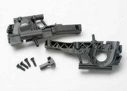 Traxxas Bulkhead, front (L&R halves)/ diff retainer/ 4x14mm BCS (4) (TRA5330)