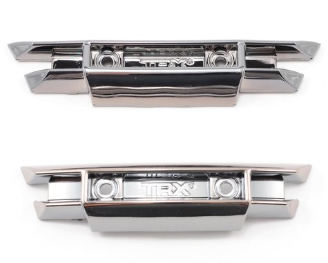 Traxxas F/R Bumper Set (Black Chrome) (TRA5335X)