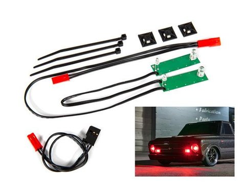 Traxxas Front LED Light Set (Red) (TRA9496R)