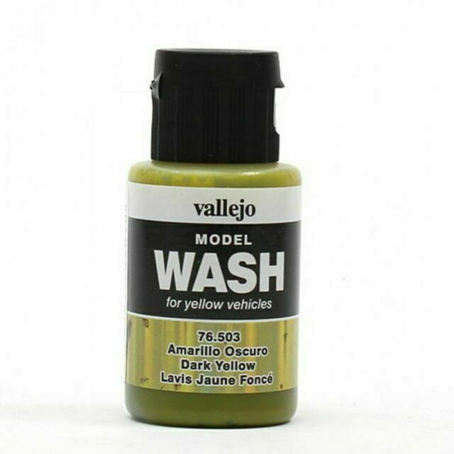 Vallejo Paint Dark Yellow 35ml Acrylic Model Wash (VLJ76503)