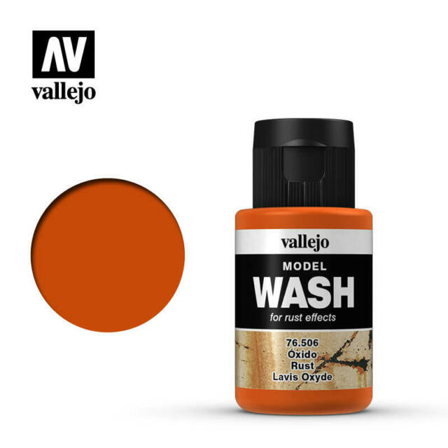 Vallejo Paint Rust 35ml Acrylic Model Wash (VLJ76506)