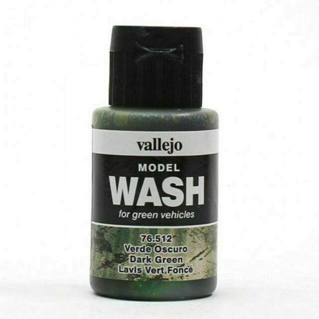 Vallejo Paint Dark Green 35ml Acrylic Model Wash (VLJ76512)