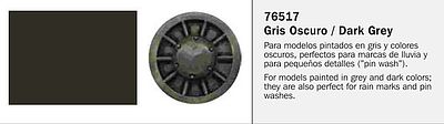 Vallejo Dark Grey Model Wash (35ml Bottle) (VLJ76517)