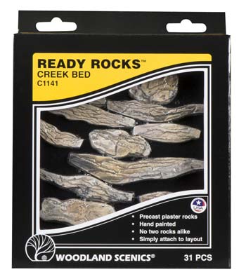 Woodland Scenics Ready Rocks Creek Bed Rocks (WOOC1141)