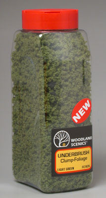 Woodland Scenics Underbrush Shaker Light Green 32 oz (WOOFC1635)