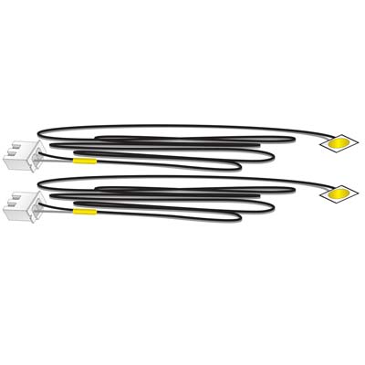 Woodland Scenics Just Plug Yellow Stick-On LED Light (2 (WOOJP5742)