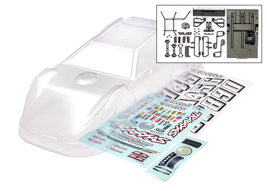Traxxas Slash Late Model Clear Body (Complete)   (TRA10423)