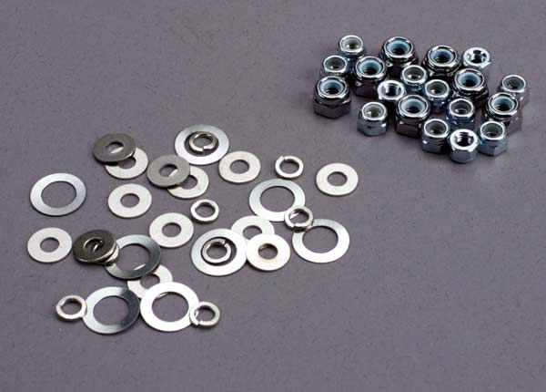 Traxxas Nut and Washer Set   (TRA1252)