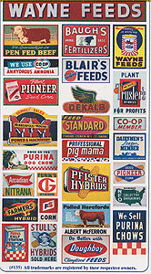 All Scale Miniatures Vintage Feed & Seed, Storefront & Advertising Signs   (184-135)