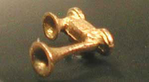 Cal Nathan K2 K12 2-Chime Air Horn -- Lost Wax Brass Casting  (190-637)