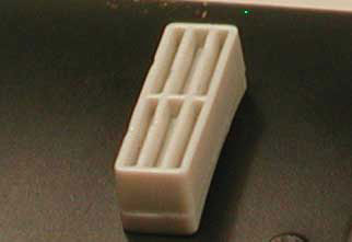 Cal Square Diesel Exhaust Stack -- Plastic pkg(2)   (190-646)