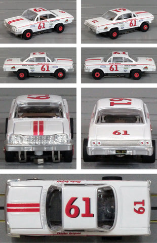 Auto World SC423 Thunder Road 1962 Chevy Bel Air White/Red #61 #2A