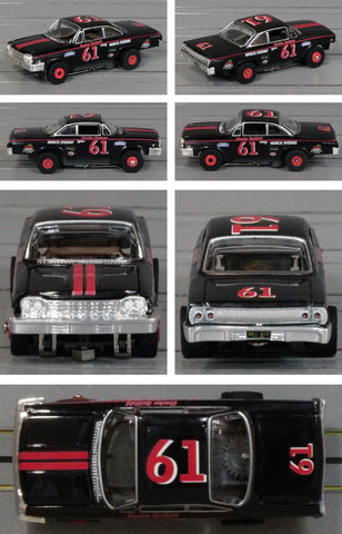 Auto World SC423 Thunder Road 1962 Chevy Bel Air Black/Red #61 #2B
