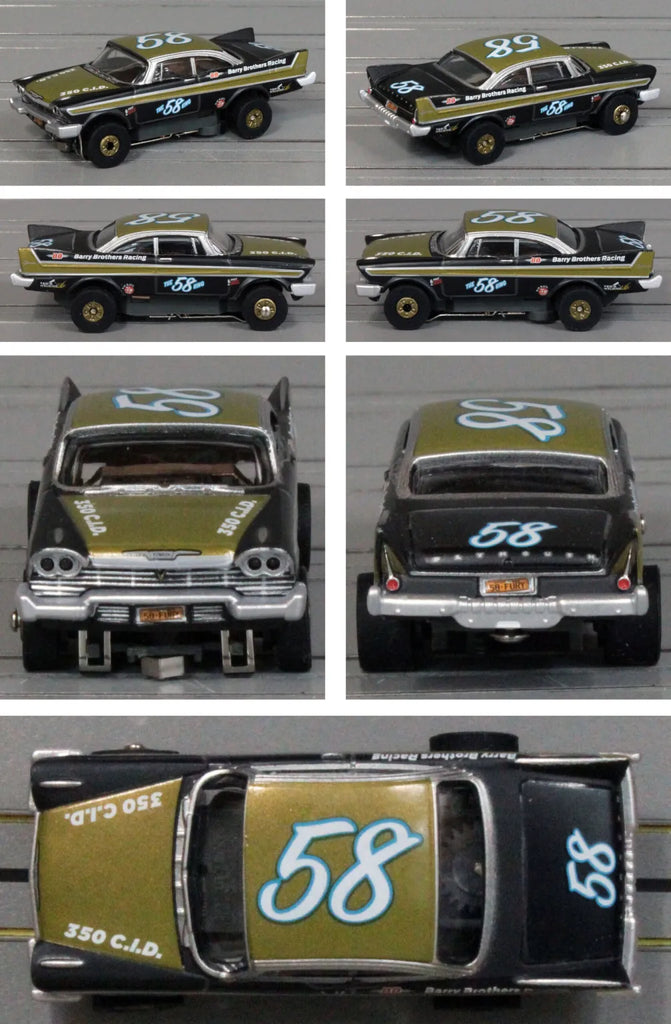 Auto World SC423 Thunder Road 1958 Plymouth Fury Metallic Gold/Flat Black #58 #4A