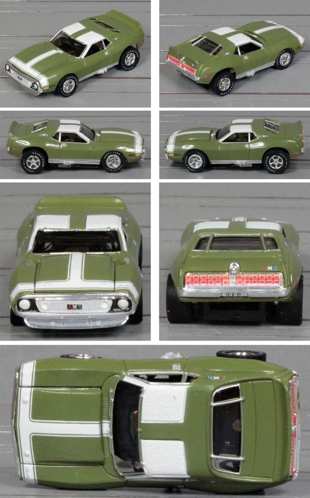 Auto World SC410 Xtraction 1971 AMC Javelin AMX – Olive Green/White