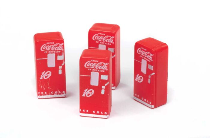 Coca-Cola Machines pkg(4) -- 1950s Era  (221-20254)