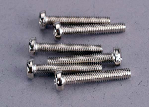Round-Head Machine Screws 3x18 mm (6)   (TRA2565)