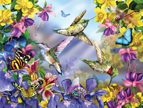SunsOut Butterflies & Hummingbirds 300 PC   (SUN34919)