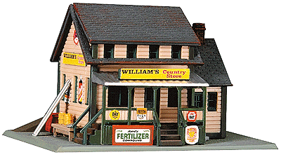 Life Like William's Country Store -- Kit   (433-7663)