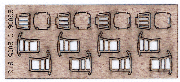 B.T.S. Rocking Chairs -- Kit pkg(4)   (464-23006)