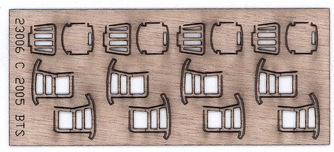 B.T.S. Rocking Chairs -- Kit pkg(4)   (464-23006)